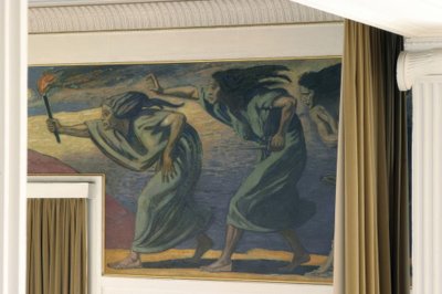Weimar, National Theater, Erinyes by Ludwig von Hofmann